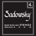 Sadowsky SBN40-1 Corde basso elettrico 40-100 Black Label Nickel