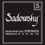 Sadowsky SBN40B-1 Corde basso elettrico 40-125 Black Label Nickel