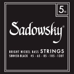 Sadowsky SBN45-1 Corde basso elettrico 45-130 Black Label Nickel