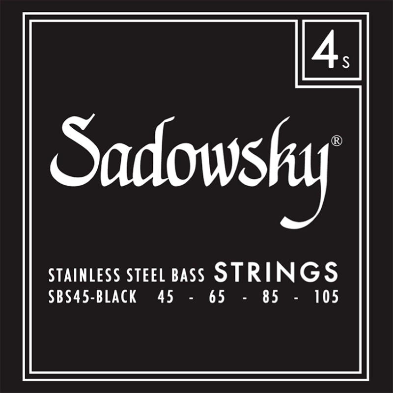 Sadowsky SBS45-1 Corde basso elettrico 45-105 Black Label Steel