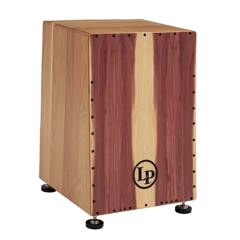 Latin Percussion LP1447 Cajon Americana Angled in Cedro massello