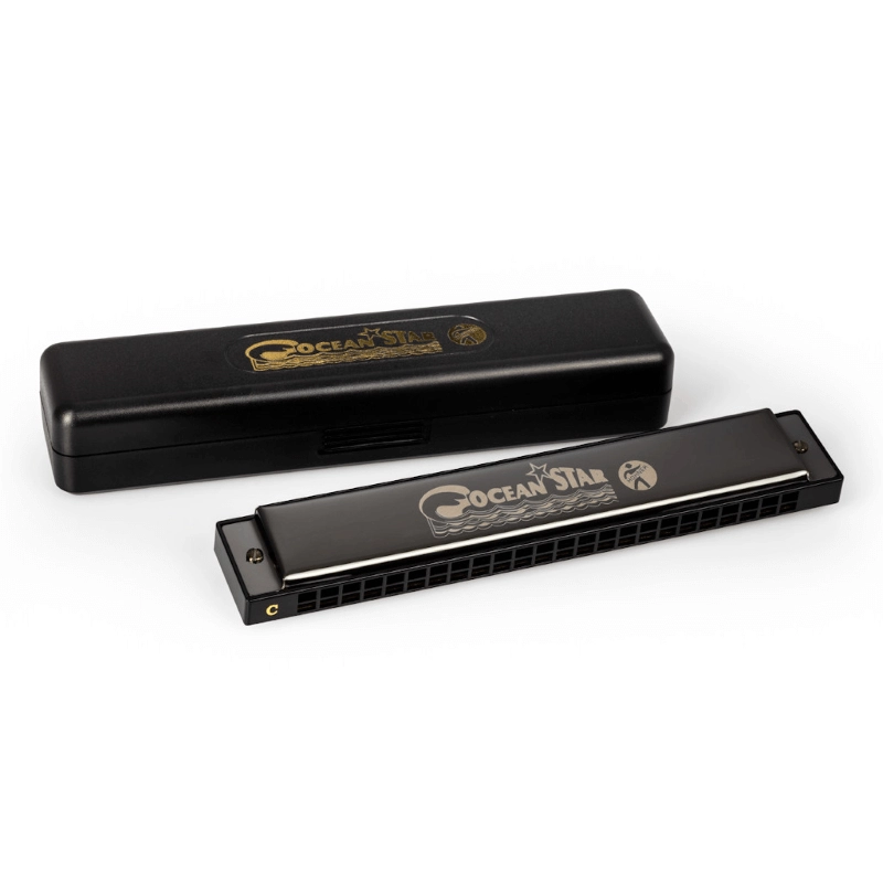 HOHNER OCEAN STAR BLACK 48 VOCI